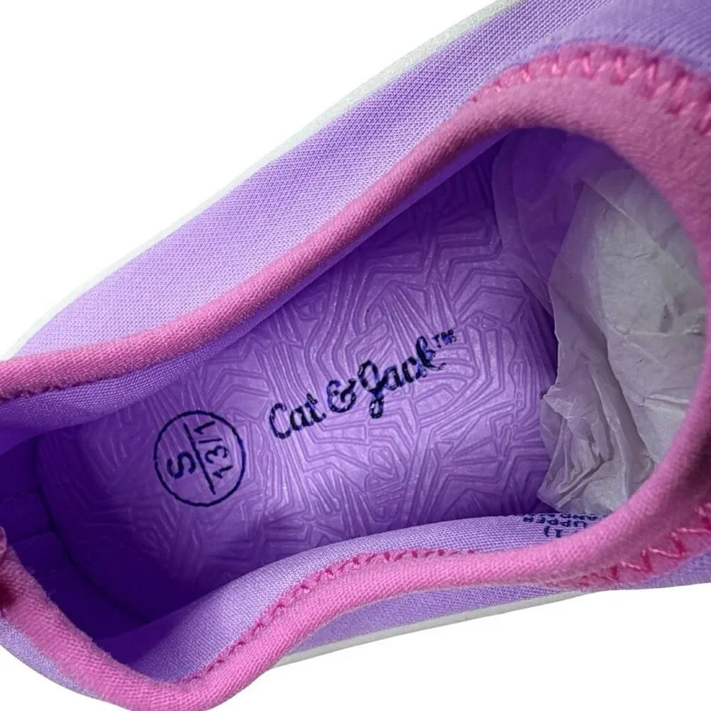 Cat & Jack Girls Grover Slip-On Water Shoes - Size Small (13 / 1) - Purple